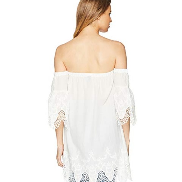 MINKPINK Charlotte Broderie Off The Shoulder Dress - Picture 8 of 9